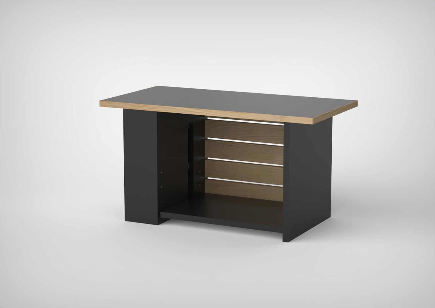 プロジェクター収納テーブル(オープンタイプ)